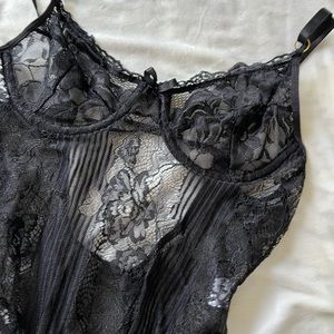Black lace lingerie size M